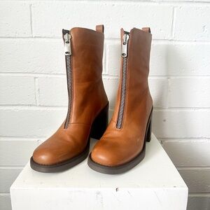 Steve Madden Brown Leather Boots